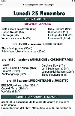 Programma festival